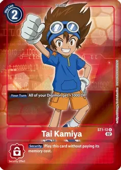Tai Kamiya (Alternate Art) - Starter Deck 12: Jesmon (ST-12)
Starter Deck 12: Jesmon Foil