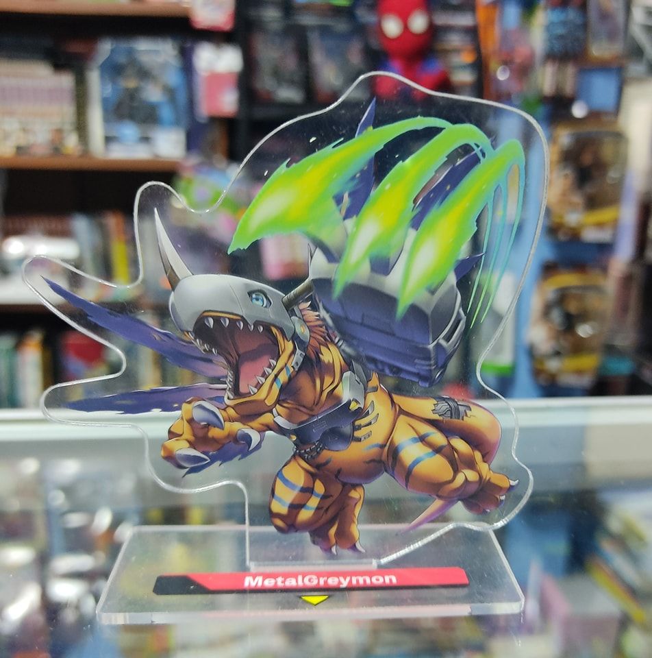 SJ Metalgreymon Acrilico Digimon TCG