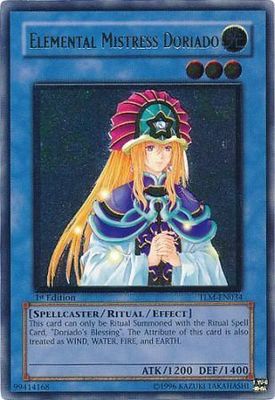 SJ Ultimate Rare - Elemental Mistress Doriado - TLM-EN034 1st Edition
The Lost Millennium [TLM] 1st Edition Singles