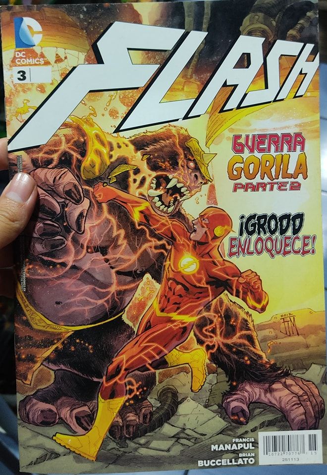 TS Flash Issue 3 DC Comics (Español) Guerra Gorila