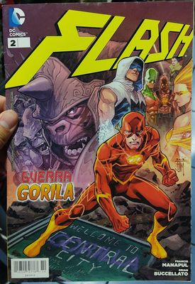 TS Flash Issue 2 DC Comics (Español) Guerra Gorila
