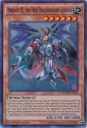 Dreiath III, the True Dracocavalry General - MACR-EN023 - Ultra Rare 1st EditionMaximum Crisis 1st Edition Singles (Español)