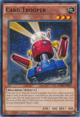 Card Trooper - SDHS-EN015 - Common 1st Edition Structure Deck: HERO Strike 1st Edition Singles