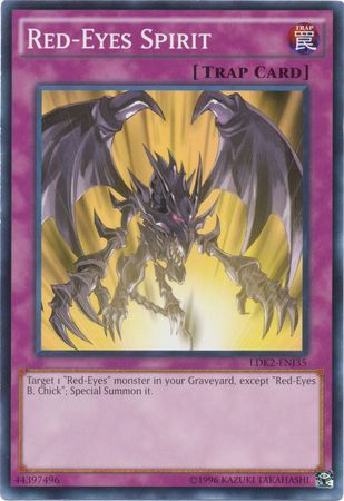 Red-Eyes Spirit - LDK2-ENJ35 - Common Unlimited Legendary Decks II - Joey Unlimited Singles