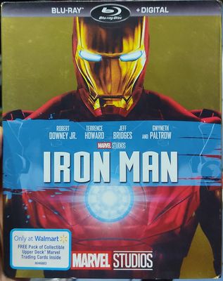 BA1 Iron Man Blu Ray Original Usado Completo con Booster de Cartas