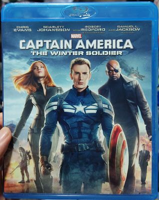 BA1 Captain America The Winter Soldier Blu Ray Original Usado Completo