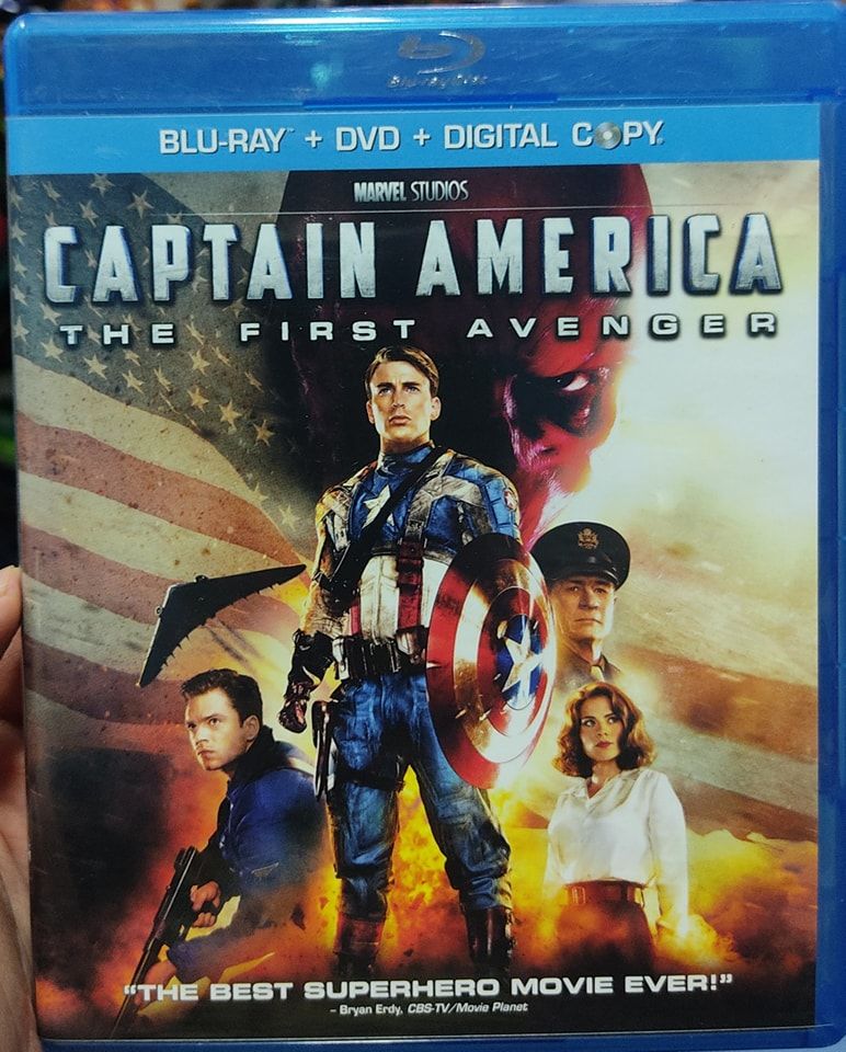 BA1 Captain America The First Avenger Blu Ray Original Usado Completo