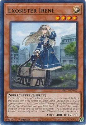 Exosister Irene - GRCR-EN015 - Rare 1st Edition The Grand Creators 1st Edition Singles
