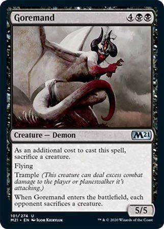 Goremand 101/274 Magic 2021 (M21) Singles (espanol)