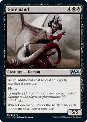Goremand 101/274 Magic 2021 (M21) Singles (espanol)