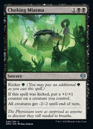 Choking Miasma 086/281 Dominaria United Singles (Español)