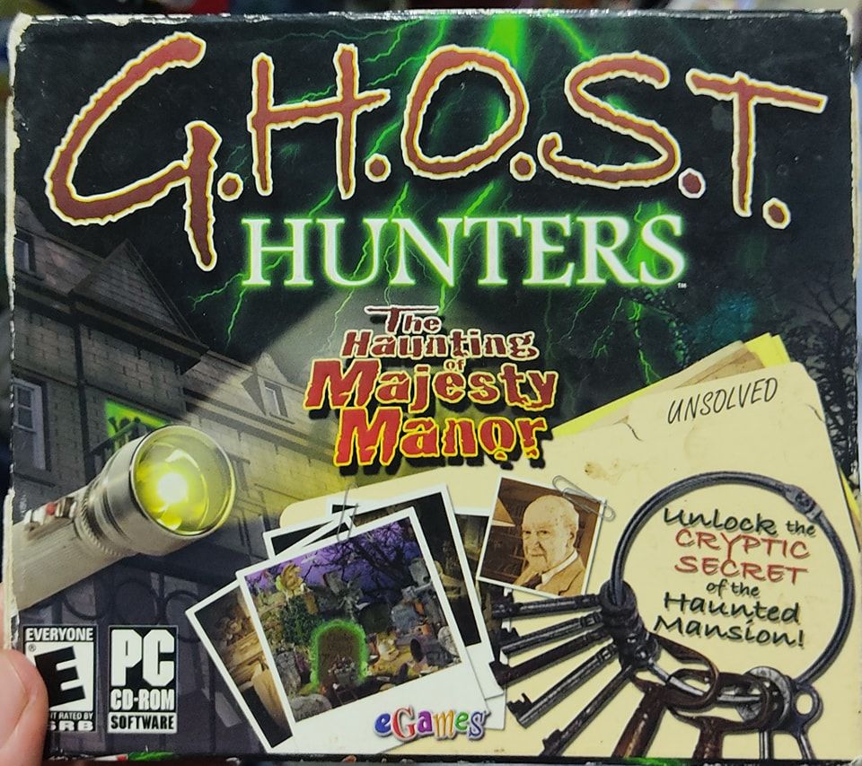 BA1 Ghost Hunters The Haunting Majesty Manor PC Game Usado Completo