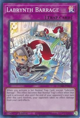 Labrynth Barrage - TAMA-EN025 - Super Rare 1st Edition Tactical Masters 1st Edition Singles