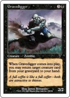 Gravedigger 139/350 - MTG 7th Edition Singles
