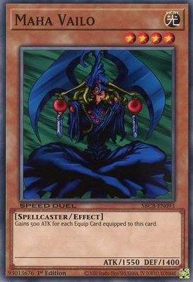 Maha Vailo - SBCB-EN093 - Common 1st Edition Speed Duel Battle City Box 1st Edition Singles