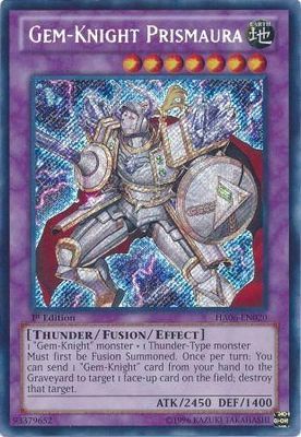 Gem-Knight Prismaura - HA06-EN020 - Secret Rare 1st Edition Hidden Arsenal 6: Omega Xyz 1st Edition Singles