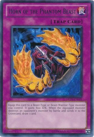 Horn of the Phantom Beast - DREV-EN075 - Rare Unlimited Duelist Revolution Unlimited Singles