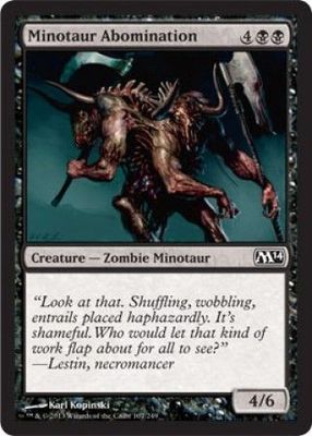 Minotaur Abomination
Magic 2014 (M14) Singles(Español)