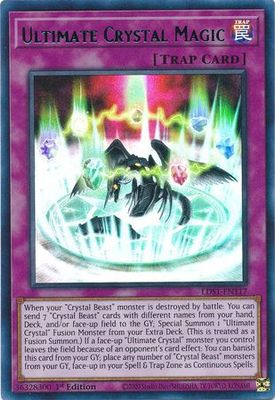 Ultimate Crystal Magic (Green) - LDS1-EN117 - Ultra Rare 1st Edition Legendary Duelists: Season 1 [LDS1] 1st Edition Singles
