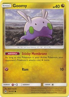 Goomy - 91/131 - Common
Sun &amp; Moon: Forbidden Light Singles