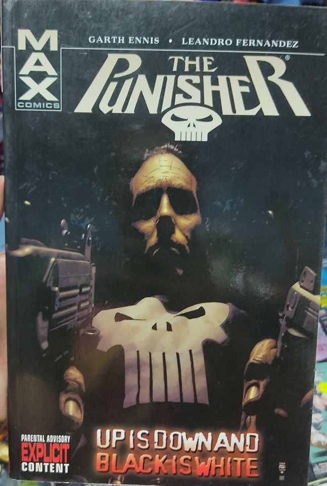 BA2 The Punisher Up is Down and Black is White TP Max Comics Ingles