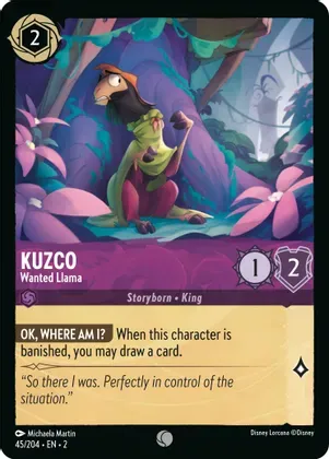 Kuzco - Wanted Llama - Rise of the Floodborn (2)
Rise of the Floodborn Foil