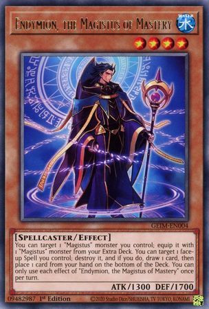 Endymion, the Magistus of Mastery - GEIM-EN004 - Rare 1st EditionGenesis Impact [GEIM] 1st Edition Singles