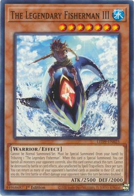 The Legendary Fisherman III - LED9-EN025 - Common 1st Edition Legendary Duelists: Duels from the Deep 1st Edition Singles (Espanol)