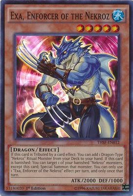 Exa, Enforcer of the Nekroz - THSF-EN012 - Super Rare 1st Edition The Secret Forces (THSF) 1st Edition Singles (aleman)