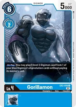 Gorillamon - Digital Hazard (EX02)
Digital Hazard