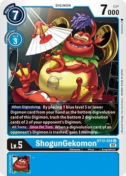 ShogunGekomon - Across Time (BT12) Across Time