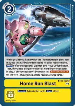 Home Run Blast - Across Time (BT12)
Across Time