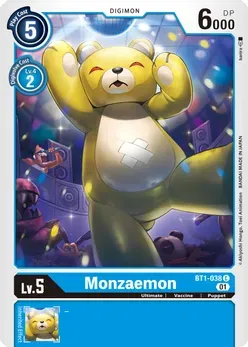 Monzaemon - BT1-038 (Alternate Art) - Starter Deck 08: Ulforce Veedramon (ST-8)
Starter Deck 08: Ulforce Veedramon