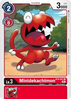 Minidekachimon - X Record (BT09)
X Record
