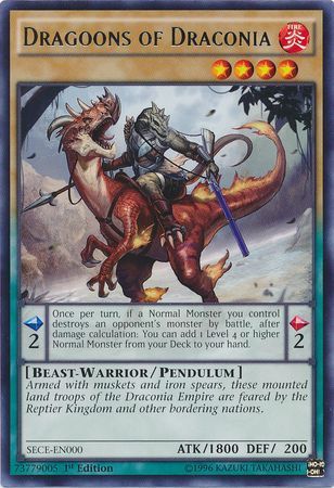 Dragoons of Draconia - SECE-EN000 - Rare 1st Edition Secrets of Eternity (SECE) 1st Edition Singles