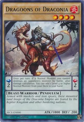 Dragoons of Draconia - SECE-EN000 - Rare 1st Edition Secrets of Eternity (SECE) 1st Edition Singles