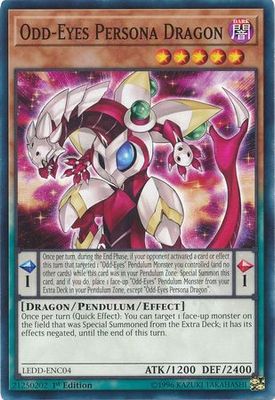 Odd-Eyes Persona Dragon - LEDD-ENC04 - Common 1st Edition Legendary Dragon Decks Singles