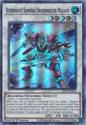 Superheavy Samurai Swordmaster Musashi - MP21-EN095 - Super Rare 1st Edition 2021 Mega-Tin: Ancient Battles 1st Edition Singles