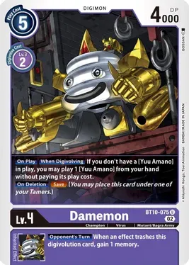 Damemon - Xros Encounter (BT10)
Xros Encounter