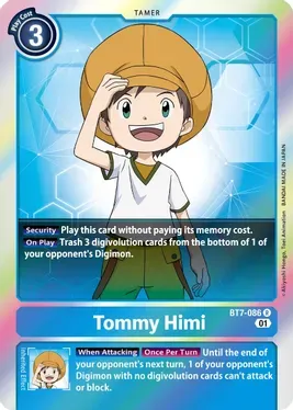 Tommy Himi - Next Adventure (BT07)
Next Adventure Foil