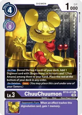 ChuuChuumon - Xros Encounter (BT10)
Xros Encounter