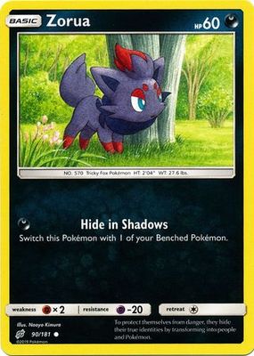 Zorua - 90/181 - Common Sun &amp; Moon: Team Up Singles