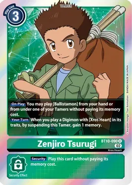 Zenjiro Tsurugi - Xros Encounter (BT10)
Xros Encounter Foil