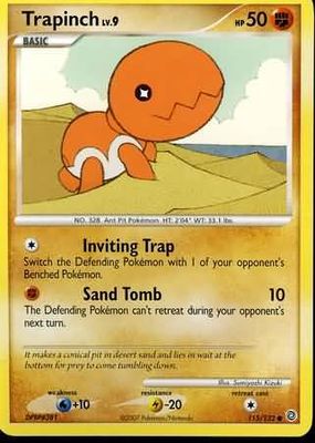 Trapinch - 115/132 - Common Diamond &amp; Pearl: Secret Wonders Singles