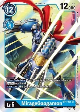 MirageGaogamon - Great Legend (BT04)
Great Legend Foil