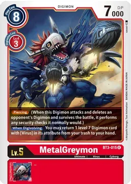 MetalGreymon - BT3-015 - Release Special Booster (BT01-03)
Release Special Booster