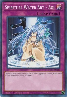 Spiritual Water Art - Aoi - SDCH-EN031 - Common 1st Edition Spirit Charmers [SDCH] 1st Edition Singles (espanol)
