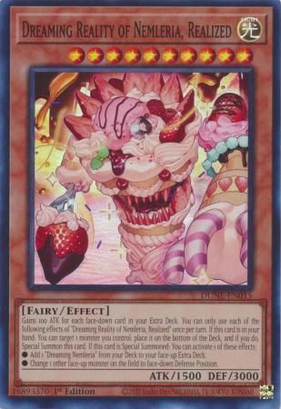 Dreaming Reality of Nemleria, Realized - DUNE-EN015 - Super Rare 1st EditionDuelist Nexus 1st Edition Singles (Español)
