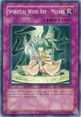 Spiritual Wind Art - Miyabi - CRV-EN053 - Common Unlimited Cybernetic Revolution [CRV] Unlimited Singles