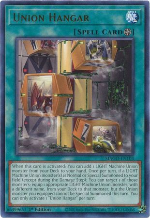 Union Hangar - MAGO-EN103 - Rare 1st Edition Maximum Gold 1st Edition Singles